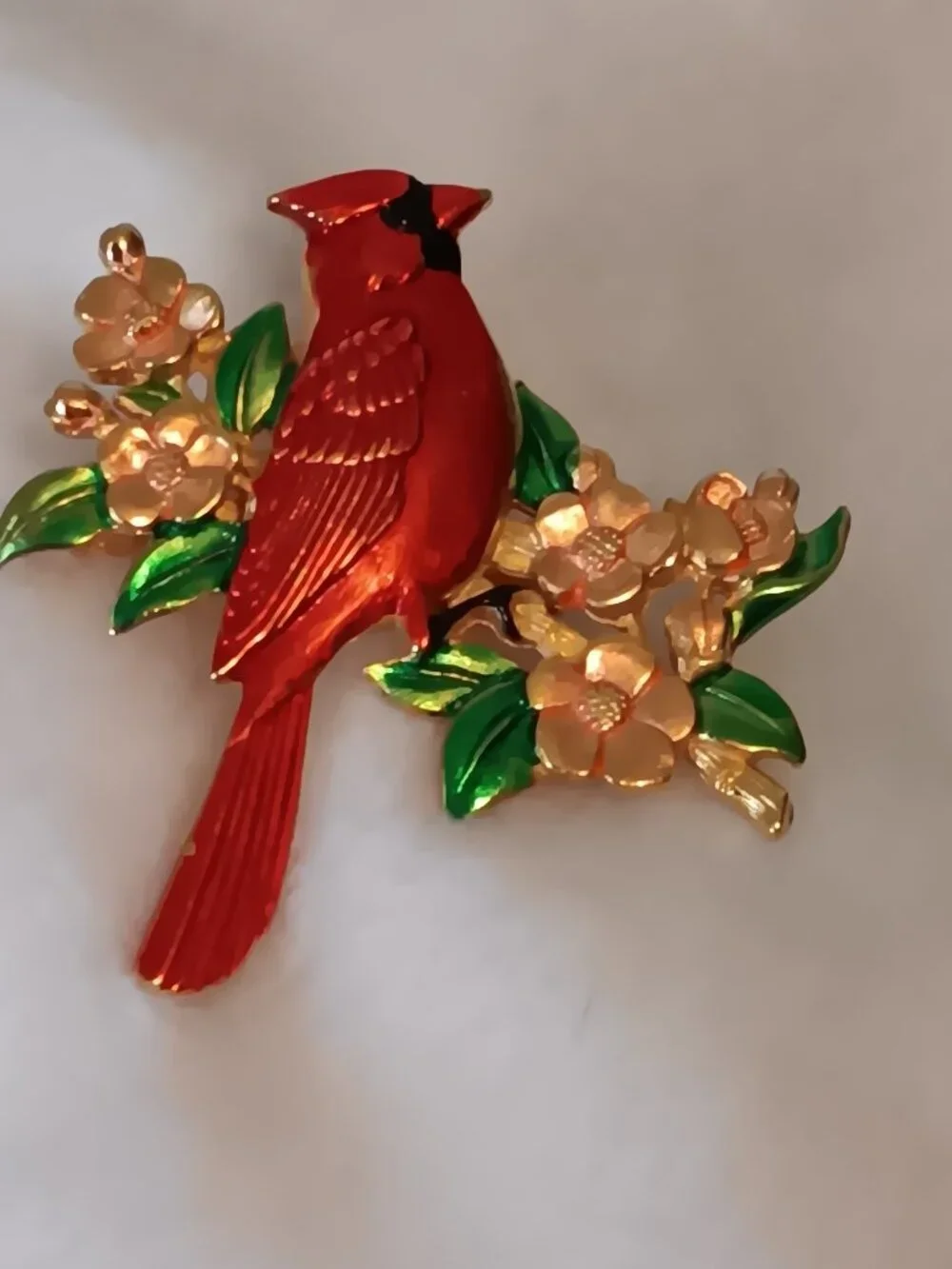 A Classic Piece of Americana Cardinal Pin by JJ Jonette